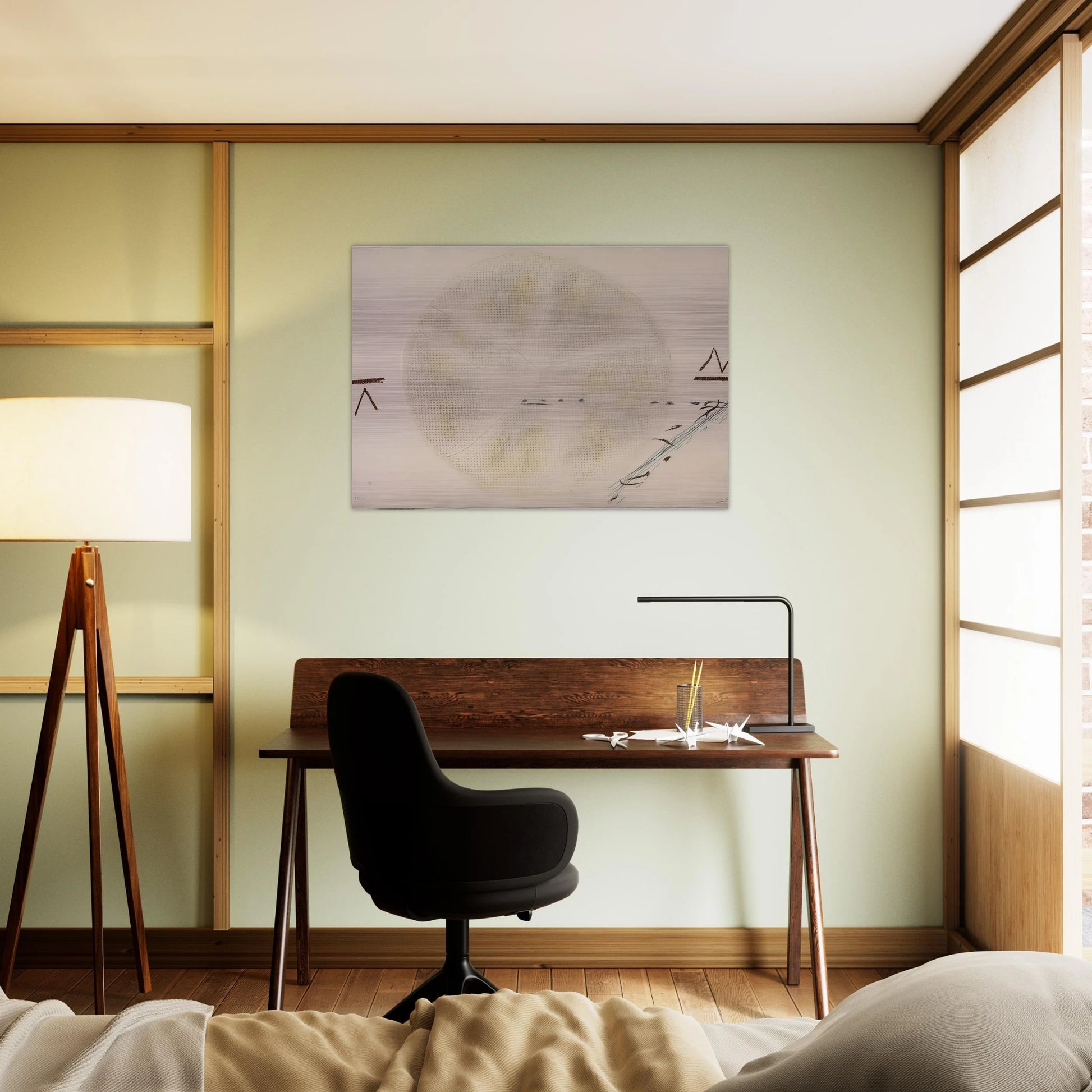 THE SIEVE 1972 - Antoni Tapies Brushed Aluminum Print - 70x100 cm / 28x40 inches | Antoni Tapies Aluminum Print | Antoni Tapies Prints