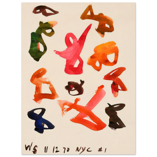 William Saroyan - # 1 NYC - 1970  75x100 cm / 30x40inches Fine Art Poster