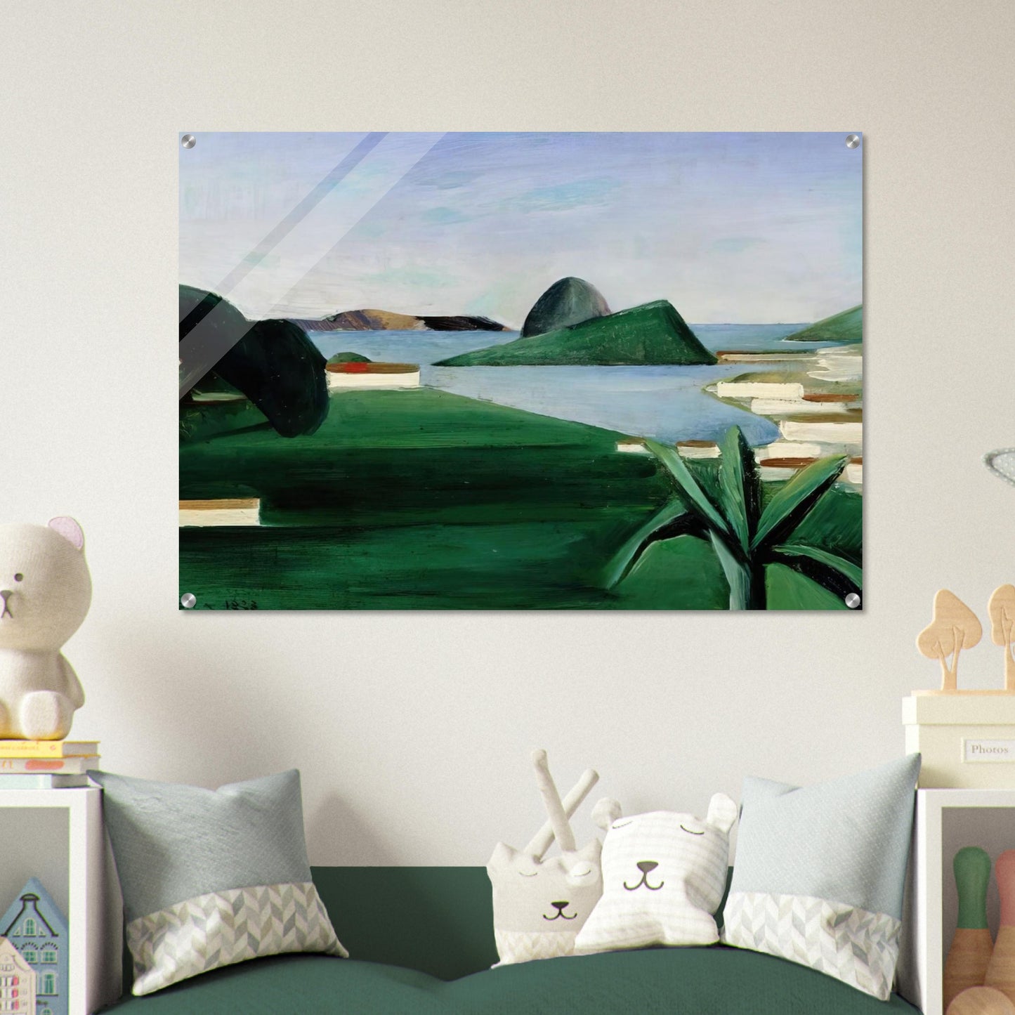 Rio de Janeiro - Tarsila do Amaral Acrylic Print - 70x100 cm / 28x40″ inches | Tarsila do Amaral Wall Art | Tarsila do Amaral Prints