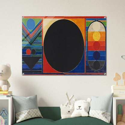 Composition Geometrique - 2007 - S. H. Raza Acrylic Print - 70x100 cm / 28x40″ inches