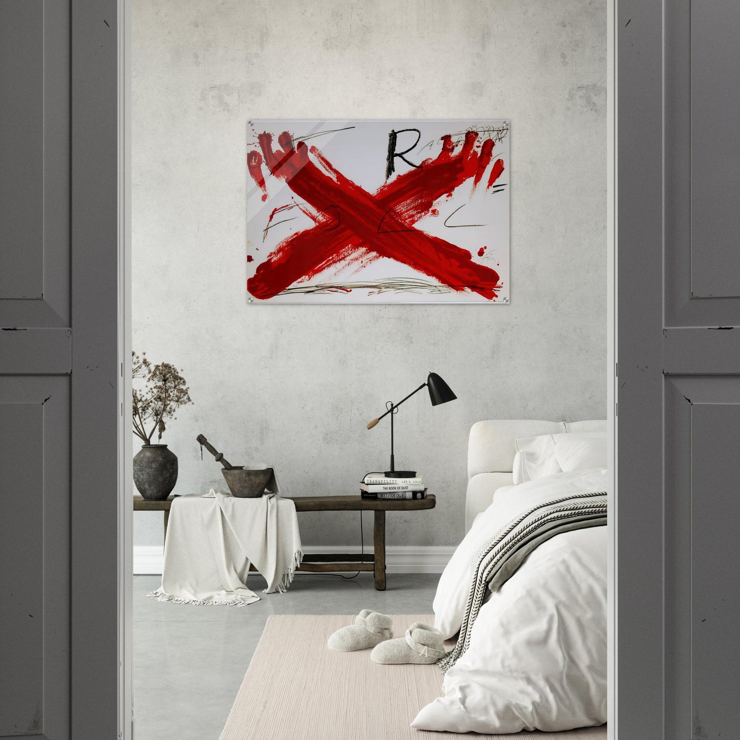 FOLL 1973 - Antoni Tapies Acrylic Print - 70x100 cm / 28x40″ inches