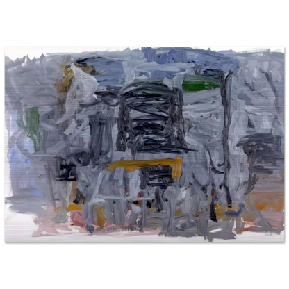 CLOSE UP III 1961 - Philip Guston Brushed Aluminum Print - 70x100 cm / 28x40 inches | Philip Guston Aluminum Print | Philip Guston Prints
