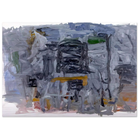 CLOSE UP III 1961 - Philip Guston Brushed Aluminum Print - 70x100 cm / 28x40 inches | Philip Guston Aluminum Print | Philip Guston Prints