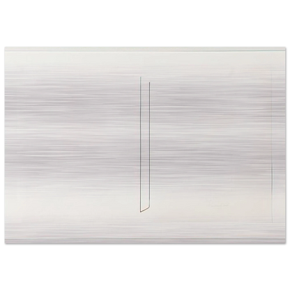 Untitled - 1975 - Fred Sandback Brushed Aluminum Print - 70x100 cm / 28x40 inches | Fred Sandback Aluminum Print | Fred Sandback Prints