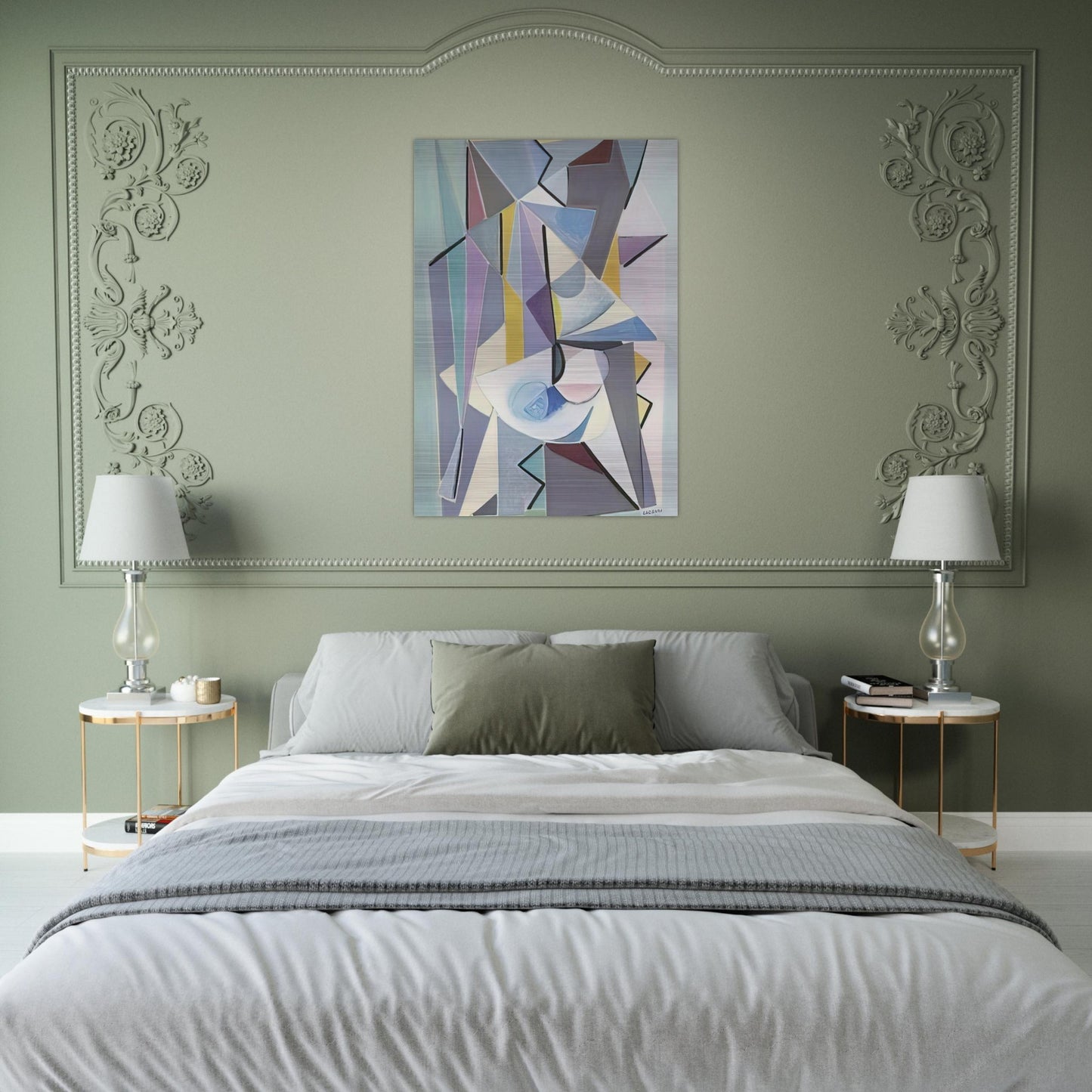 Composizione - 1951 - Bice Lazzari Brushed Aluminum Print - 70x100 cm / 28x40 inches | Bice Lazzari Aluminum Print | Bice Lazzari Prints