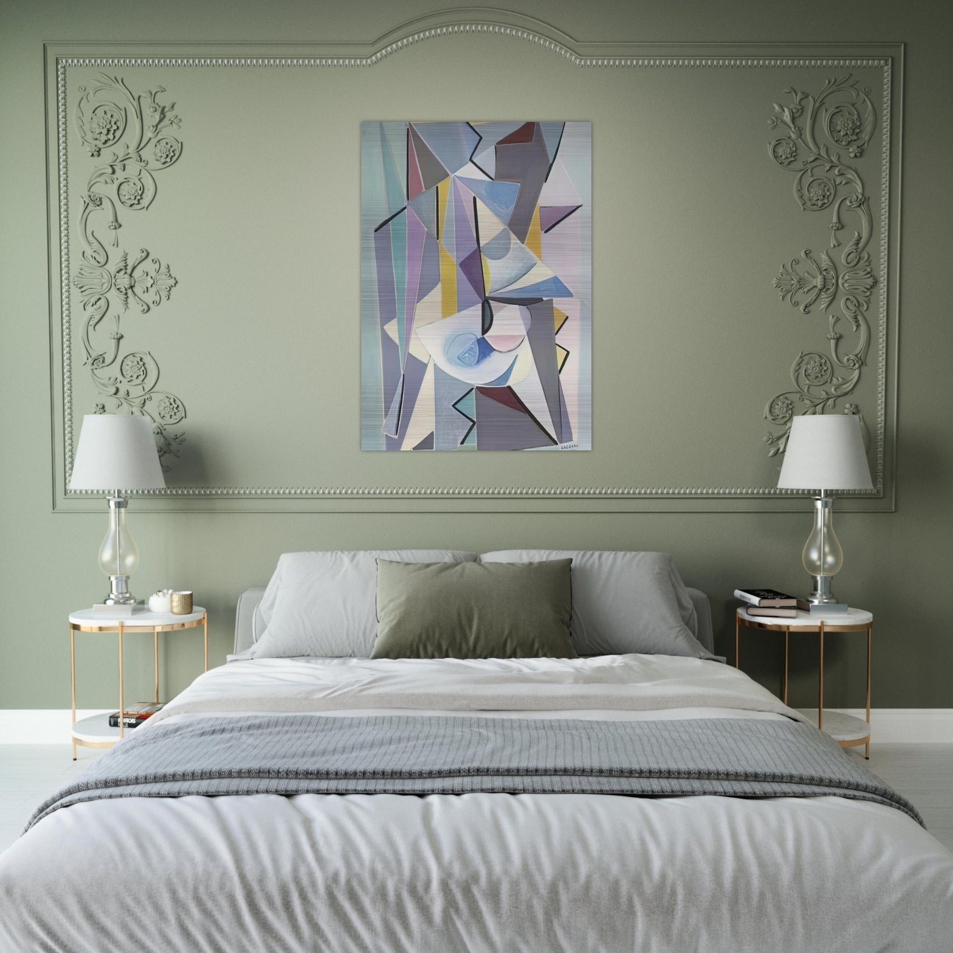 Composizione - 1951 - Bice Lazzari Brushed Aluminum Print - 70x100 cm / 28x40 inches | Bice Lazzari Aluminum Print | Bice Lazzari Prints