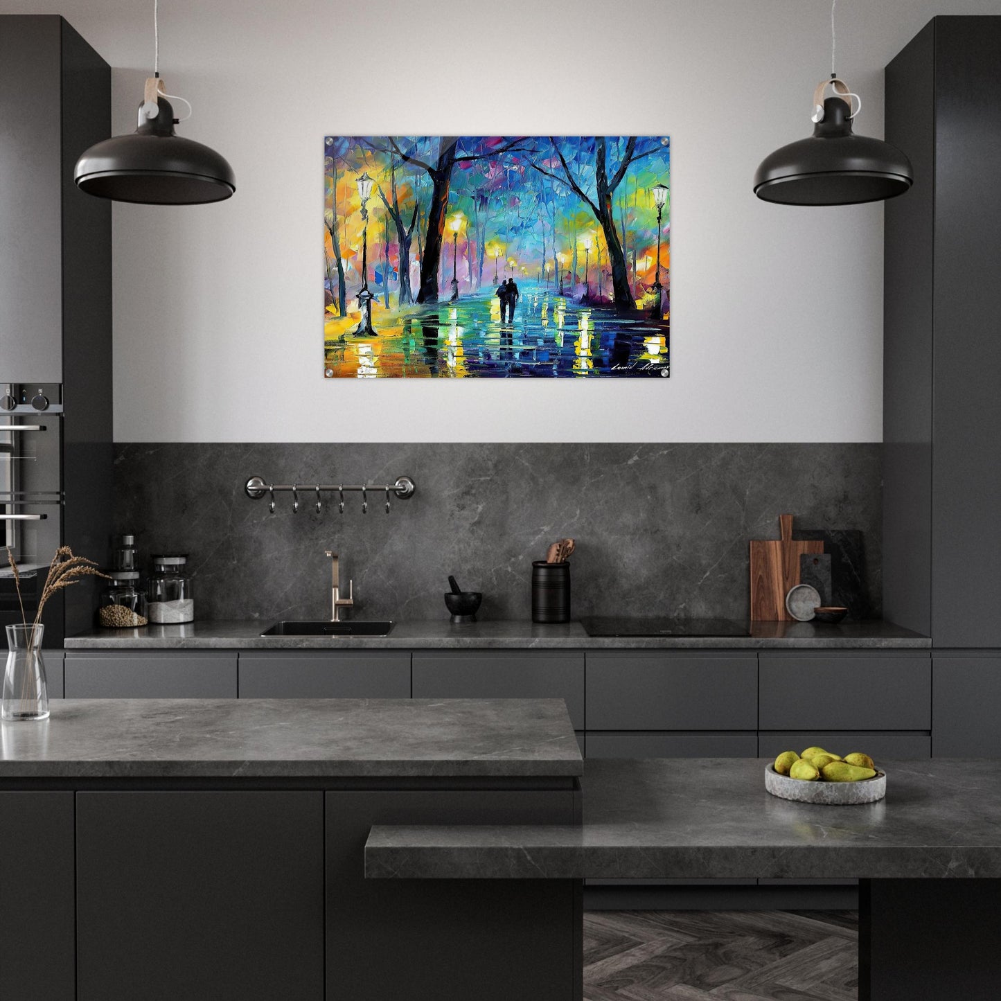 Leonid Afremov - Leonid Afremov Acrylic Print - 70x100 cm / 28x40″ inches | Leonid Afremov Wall Art | Leonid Afremov Prints