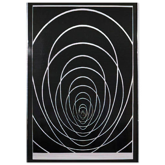 Concentric Space - 1969 - Clarence Holbrook Carter Brushed Aluminum Print - 70x100 cm / 28x40 inches | Clarence Holbrook Carter Aluminum Print | Clarence Holbrook Carter Prints