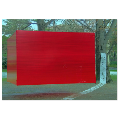Room - 1956 - Jiro Yoshihara Brushed Aluminum Print - 70x100 cm / 28x40 inches | Jiro Yoshihara Aluminum Print | Jiro Yoshihara Prints