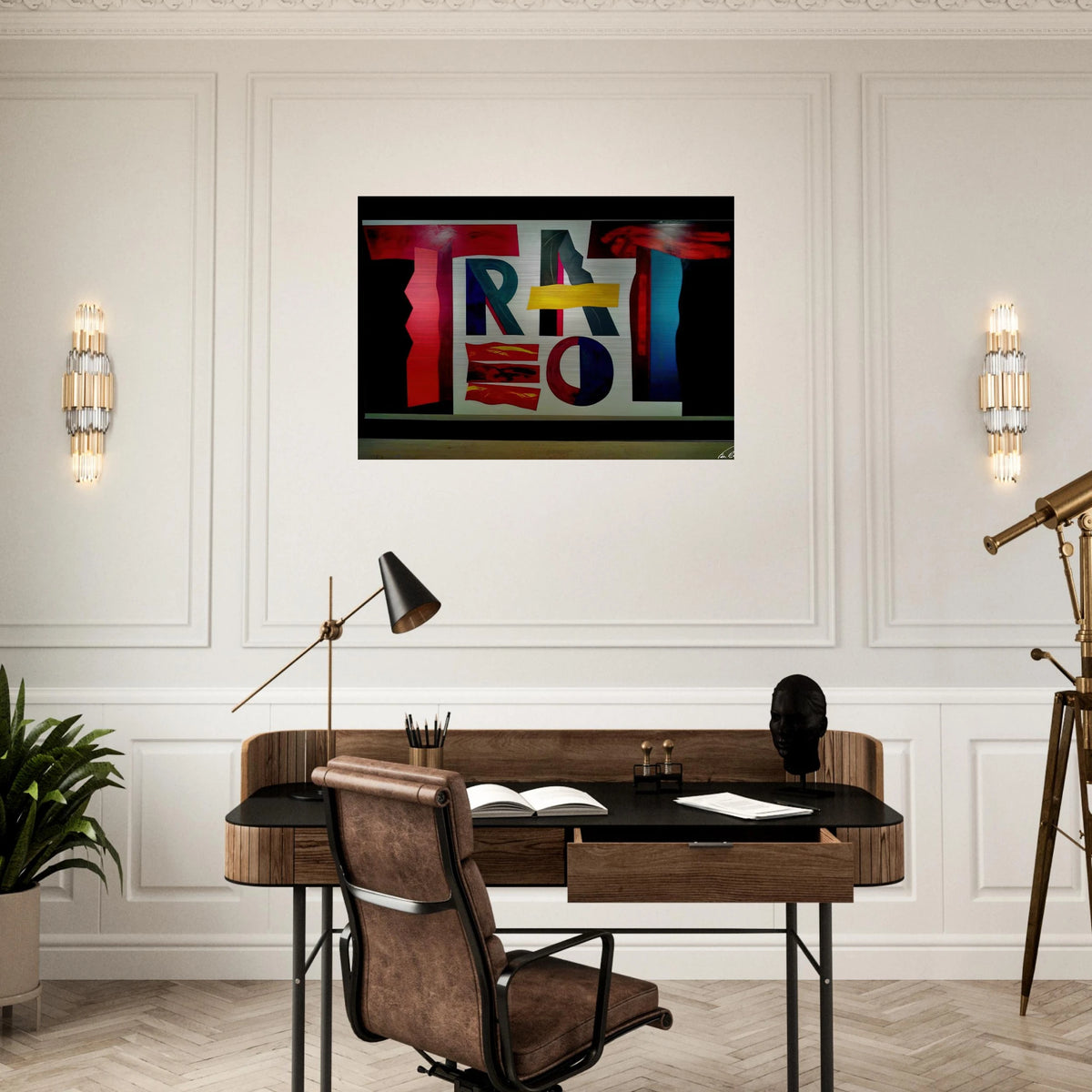O Teatro - 2009 - Joao Vieira Brushed Aluminum Print - 70x100 cm / 28x40 inches | Joao Vieira Aluminum Print | Joao Vieira Prints