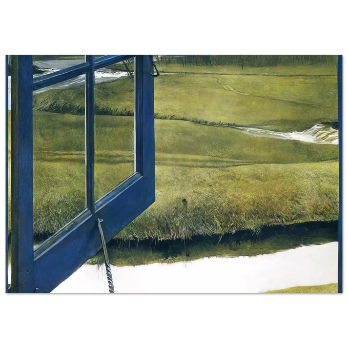 Andrew Wyeth - LOVE IN THE AFTERNOON Wall Art - 30x40 cm / 12x16 inches - Premium Wooden Framed Poster With Fine Art Paper - Black frame