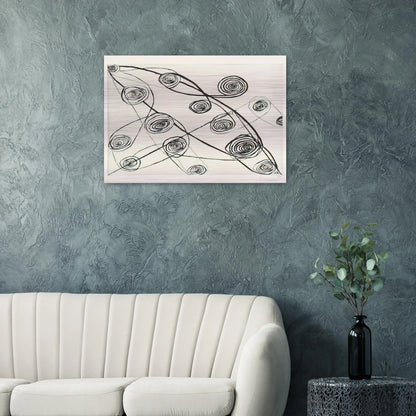 UNTITLED 1991 - Louise Bourgeois Brushed Aluminum Print - 70x100 cm / 28x40 inches | Louise Bourgeois Aluminum Print | Louise Bourgeois Prints