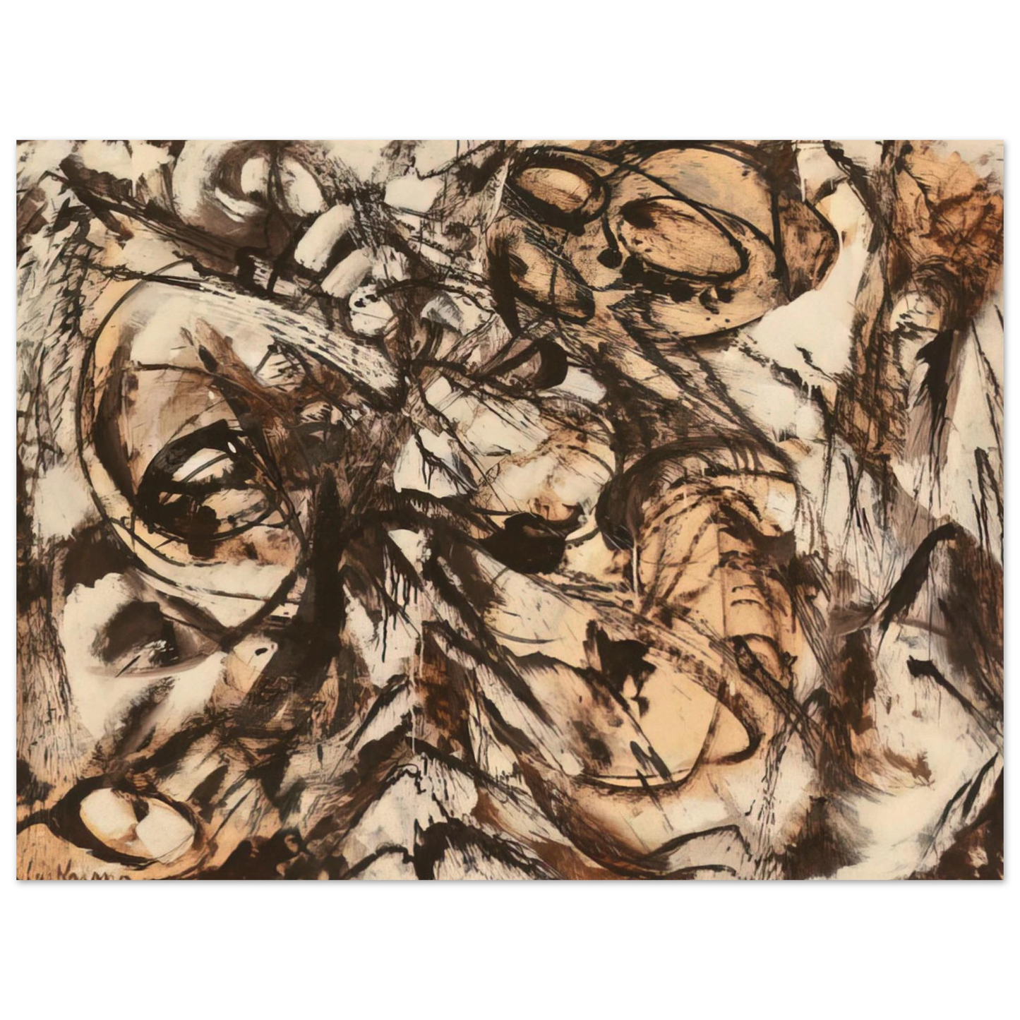 Lee Krasner - The Guardian  75x100 cm / 30x40inches Fine Art Poster