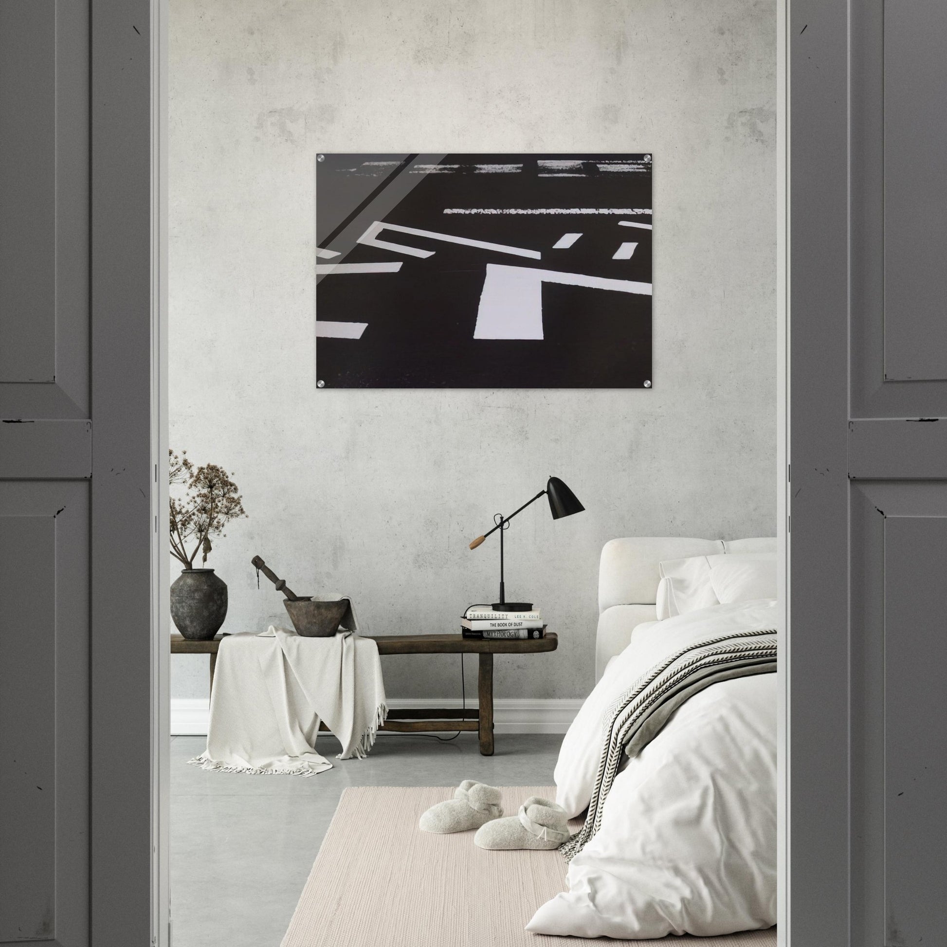 Untitled XVIII - 1981 - Nasreen Mohamedi Acrylic Print - 70x100 cm / 28x40″ inches