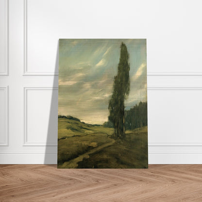 Contra Costa Landscape - Tonalism - Xavier Martinez Brushed Aluminum Print - 70x100 cm / 28x40 inches | Xavier Martinez Aluminum Print | Xavier Martinez Prints