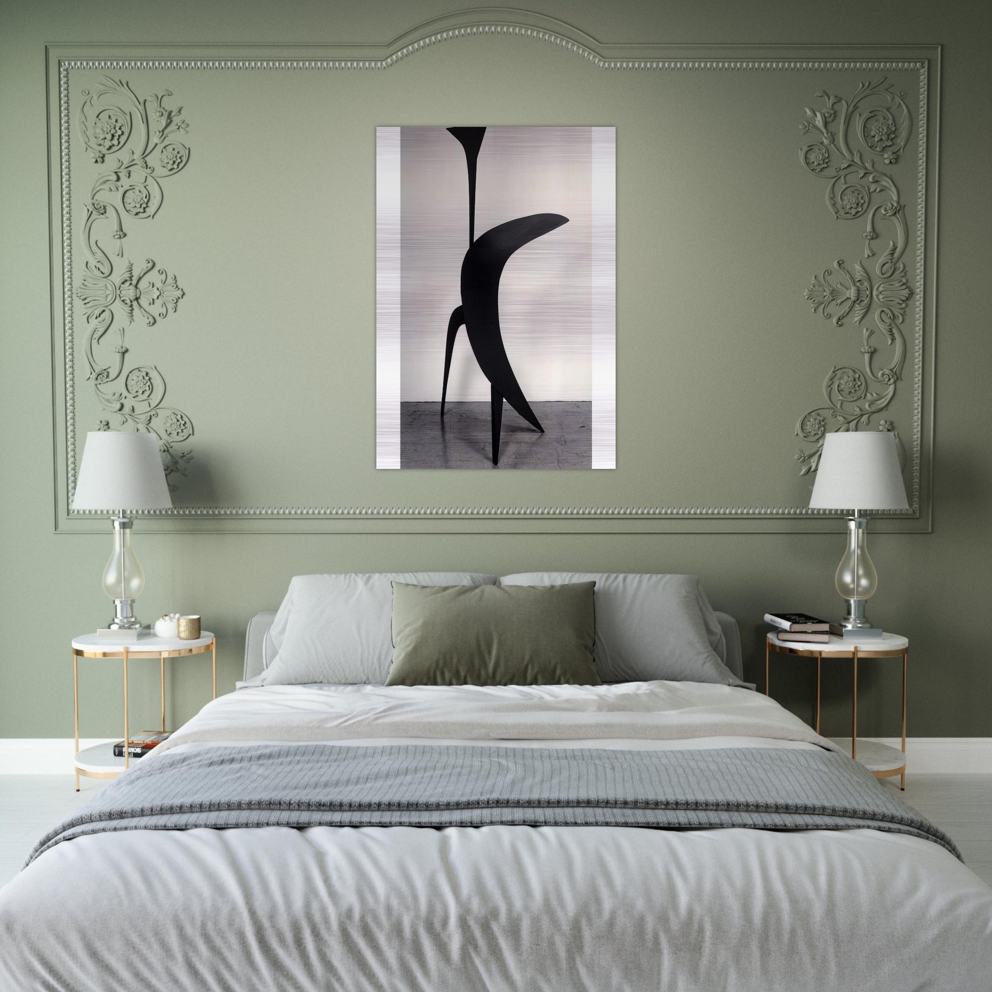 THE BIG EAR 1943 - Alexander Calder Brushed Aluminum Print - 70x100 cm / 28x40 inches | Alexander Calder Aluminum Print | Alexander Calder Prints