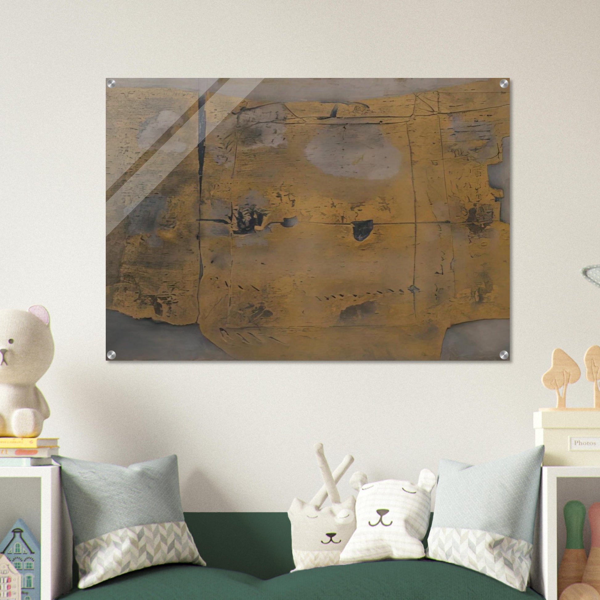 GREAT PAINTING 1958 - Antoni Tapies Acrylic Print - 70x100 cm / 28x40″ inches