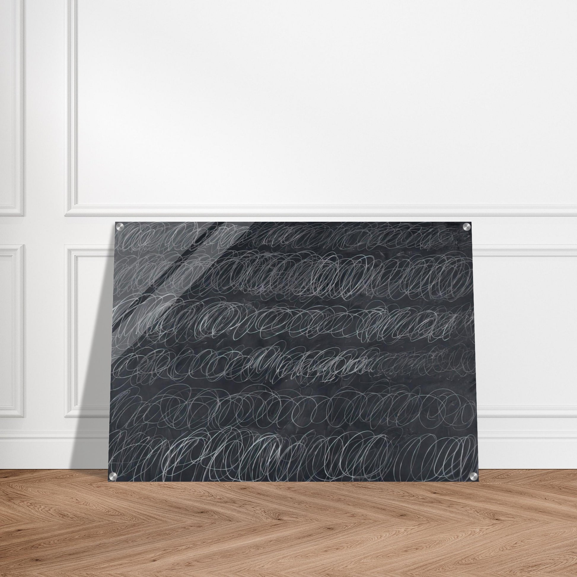 Cold Stream - Cy Twombly Acrylic Print - 70x100 cm / 28x40″ inches