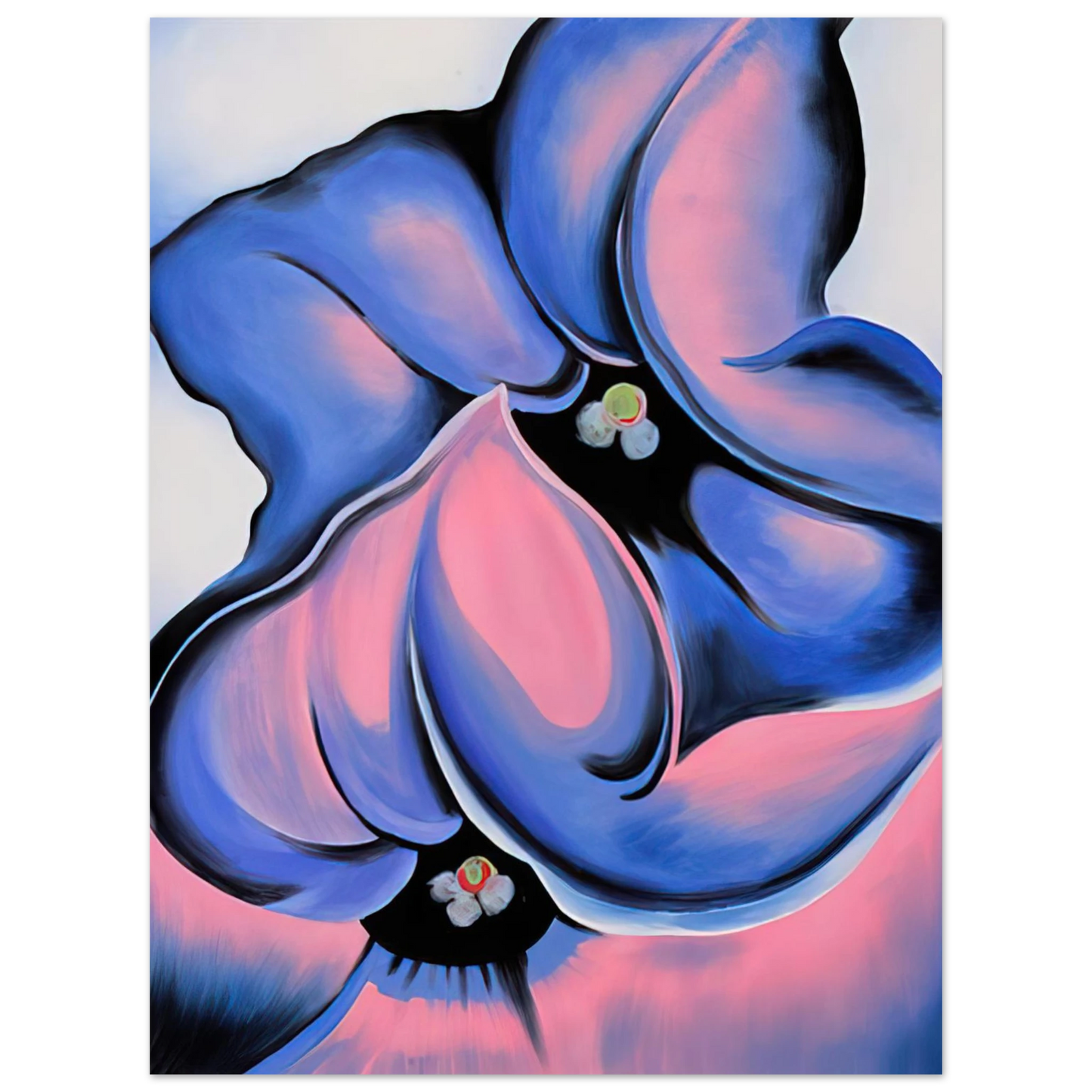 Georgia O'Keeffe - Purple Petunia Fine Art Poster