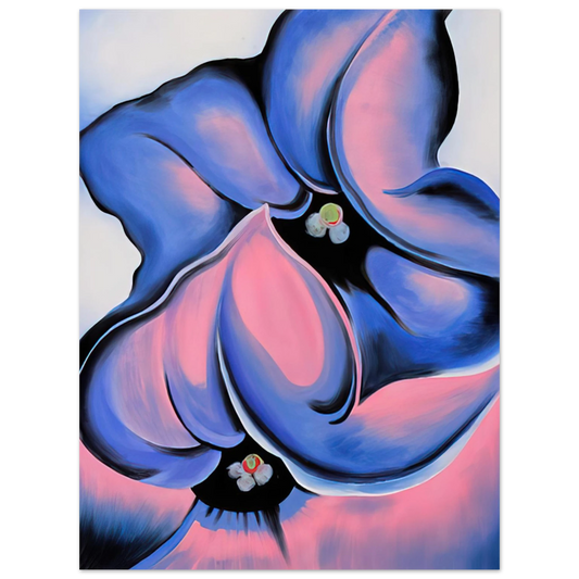 Georgia O'Keeffe - Purple Petunia Fine Art Poster