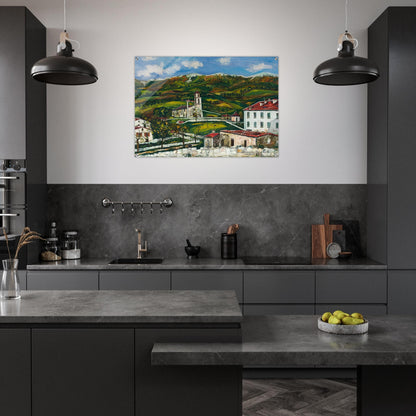 UNTITLED - Maurice Utrillo Acrylic Print - 70x100 cm / 28x40″ inches | Maurice Utrillo Wall Art | Maurice Utrillo Prints