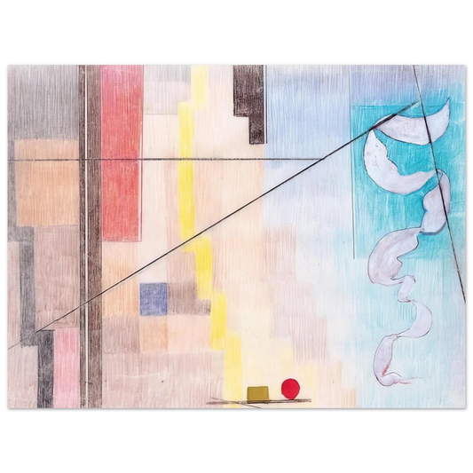 Johannes Itten - Die Kontraste - Abstract Art  75x100 cm / 30x40inches Fine Art Poster