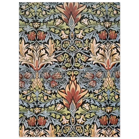 William Morris - SNAKESHEAD PRINTED TEXTILE 1876 Fine Art Poster