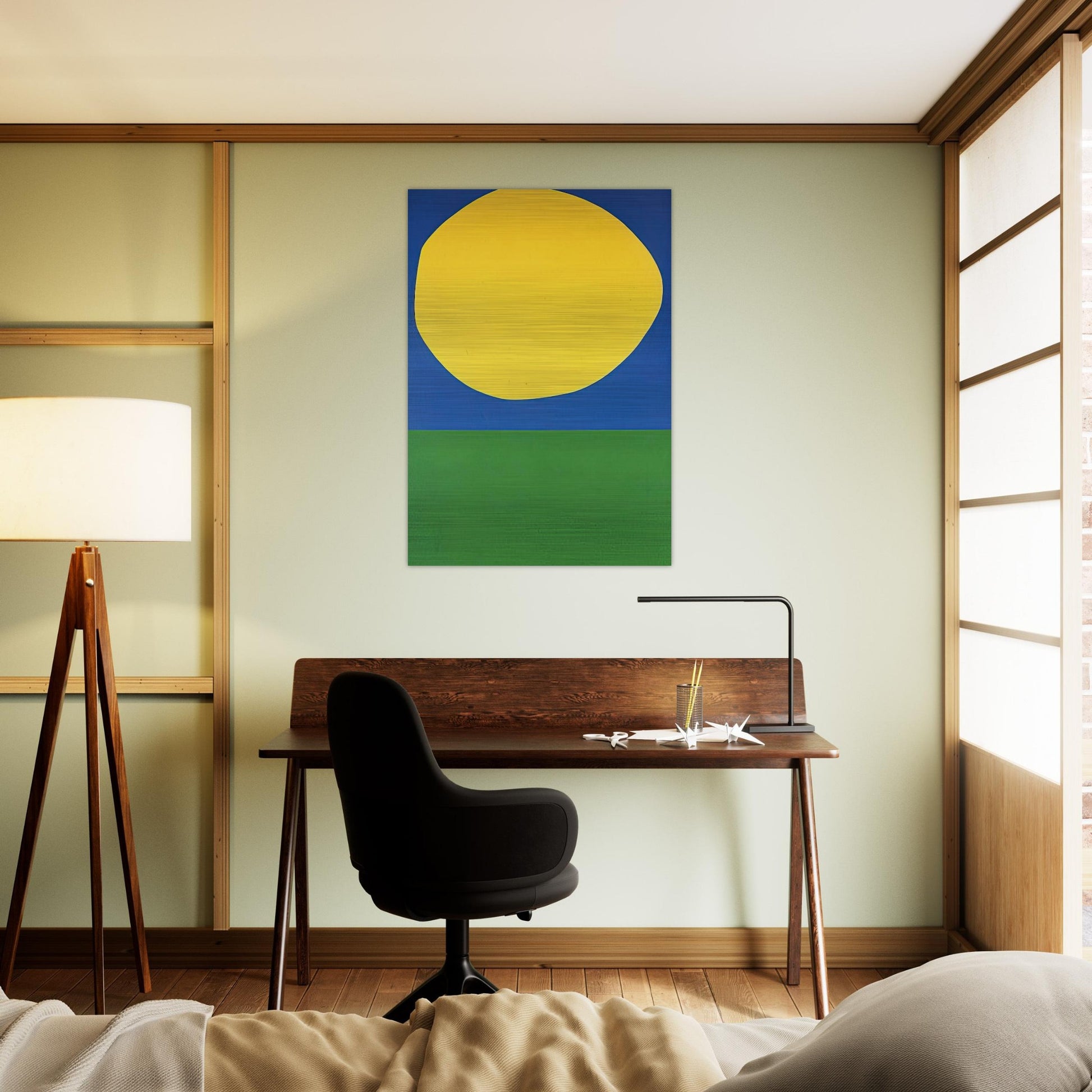 High Yellow - Ellsworth Kelly Brushed Aluminum Print - 70x100 cm / 28x40 inches | Ellsworth Kelly Aluminum Print | Ellsworth Kelly Prints