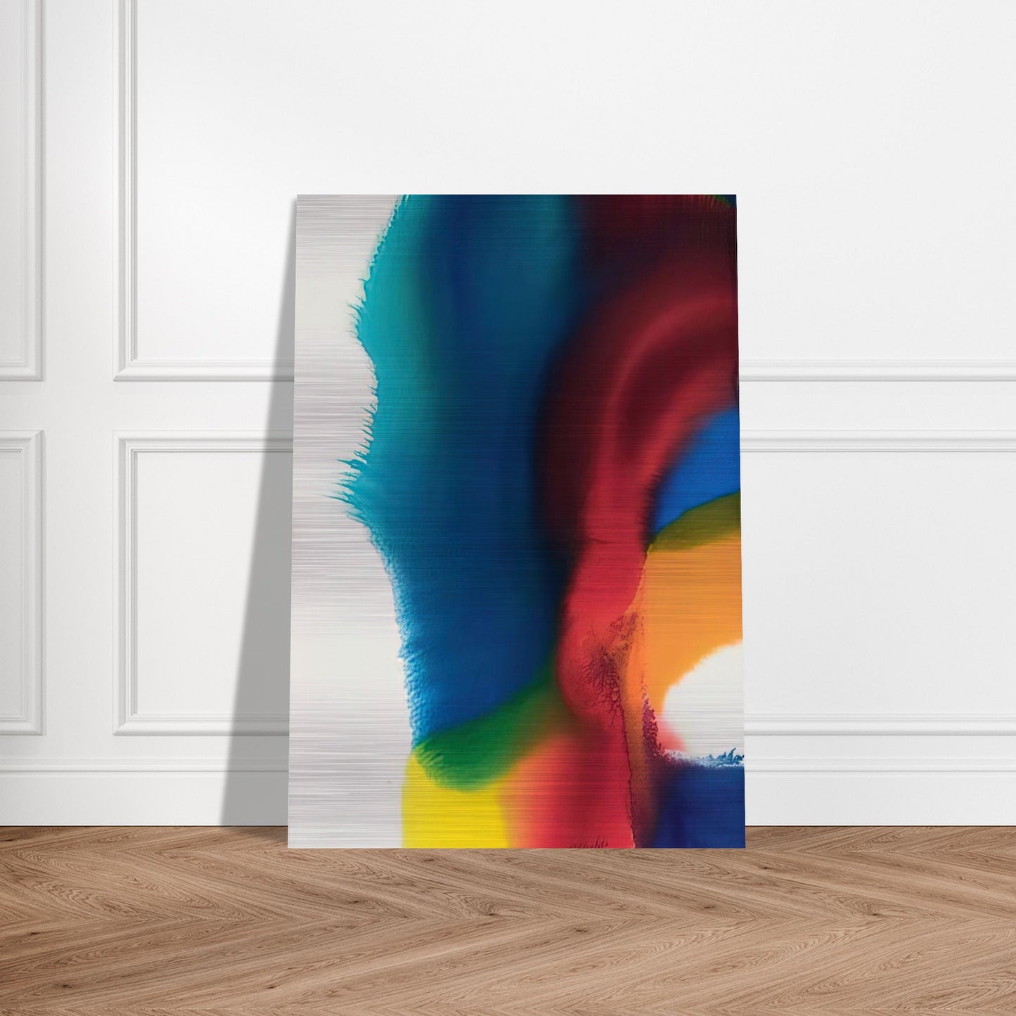 Rainbow Bleed - Paul Jenkins Brushed Aluminum Print - 70x100 cm / 28x40 inches | Paul Jenkins Aluminum Print | Paul Jenkins Prints