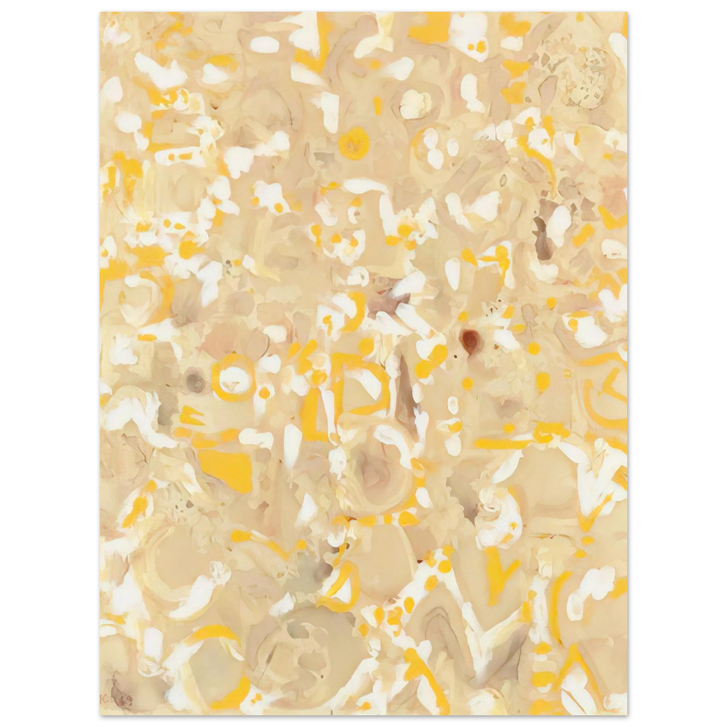 Lee Krasner - Hieroglyphs No. 12  75x100 cm / 30x40inches Fine Art Poster