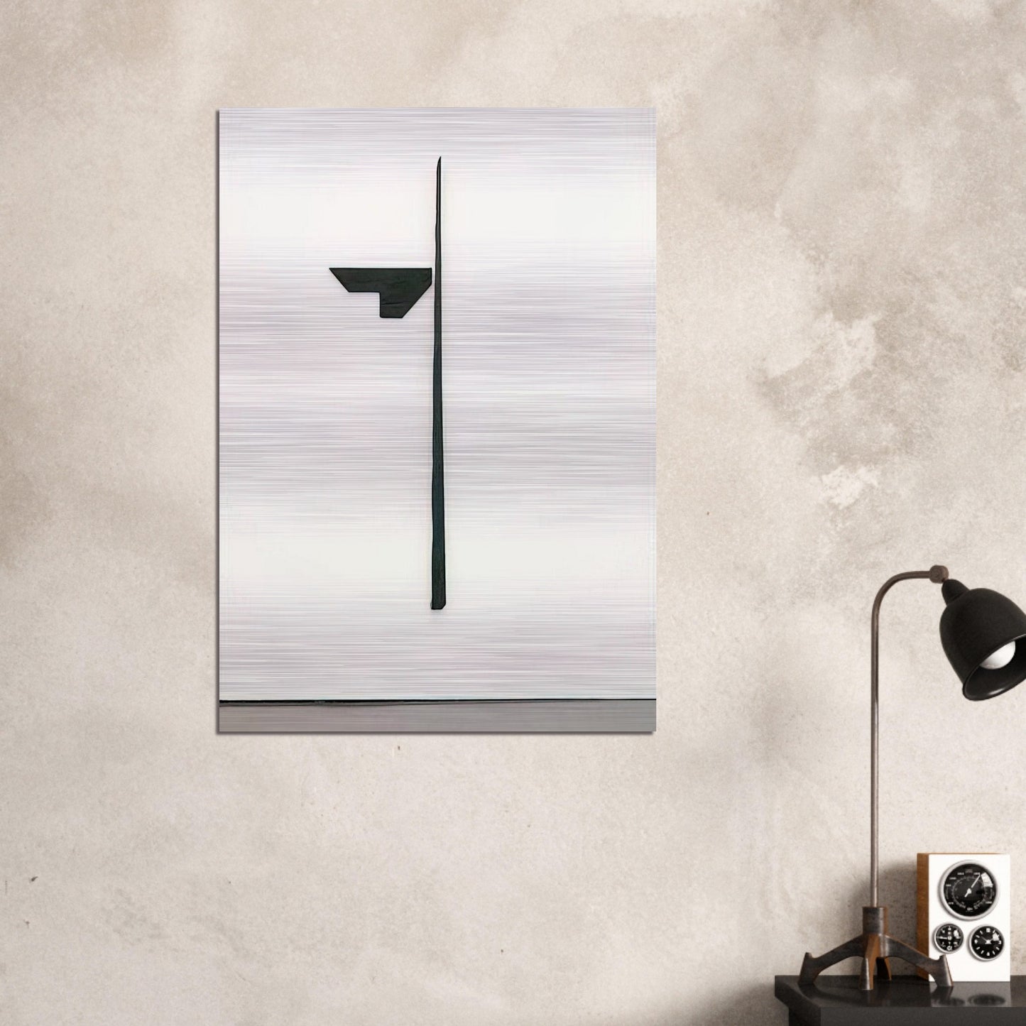 BUTTERFLY II 1969 - BLINKY PALERMO Brushed Aluminum Print - 70x100 cm / 28x40 inches | BLINKY PALERMO Aluminum Print | BLINKY PALERMO Prints