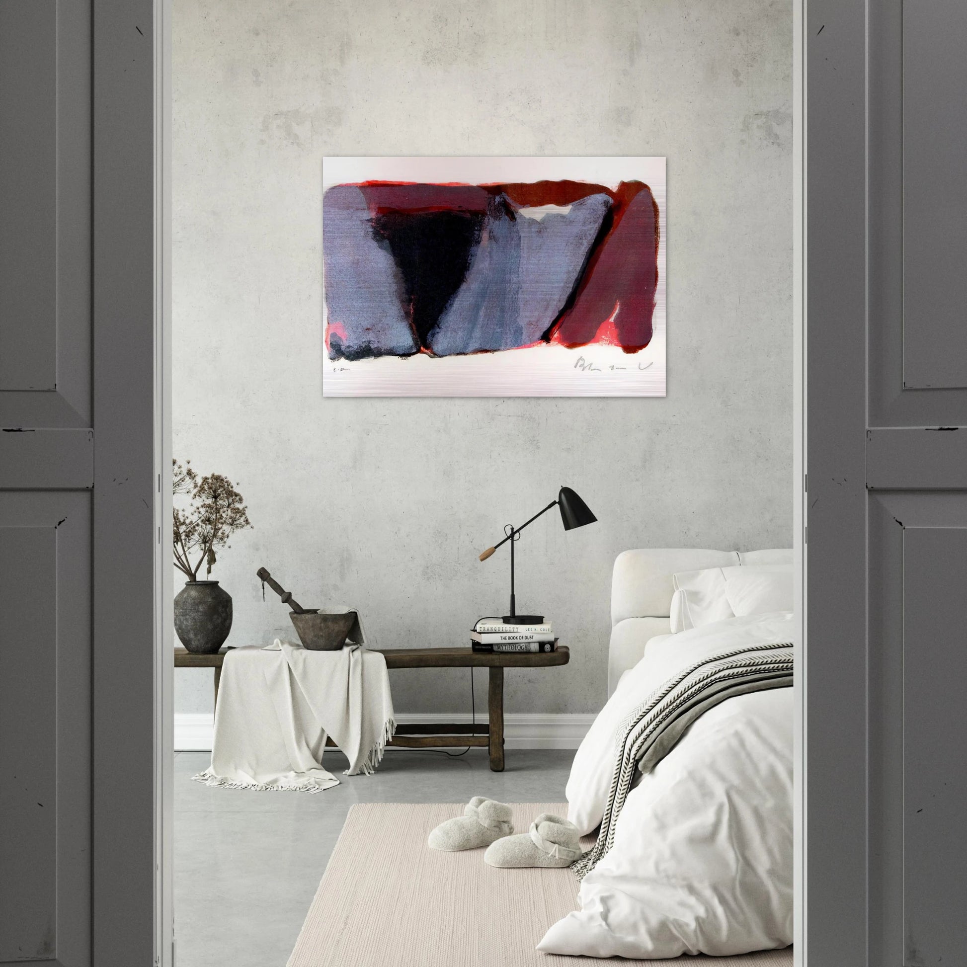 Untitled - 1979 - Bram van Velde Brushed Aluminum Print - 70x100 cm / 28x40 inches | Bram van Velde Aluminum Print | Bram van Velde Prints