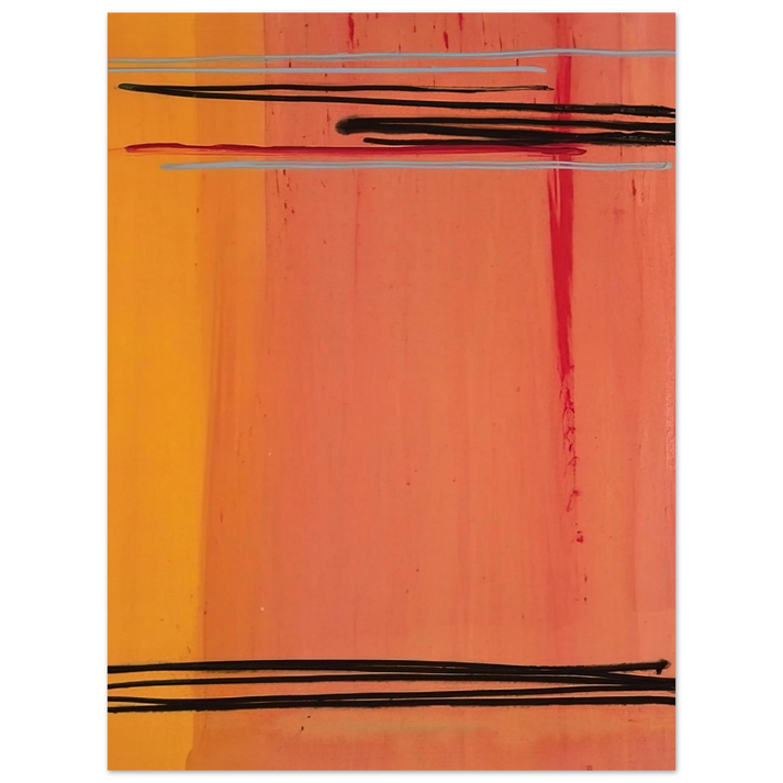Larry Zox - Caxambus - Color Field Painting  75x100 cm / 30x40inches Fine Art Poster