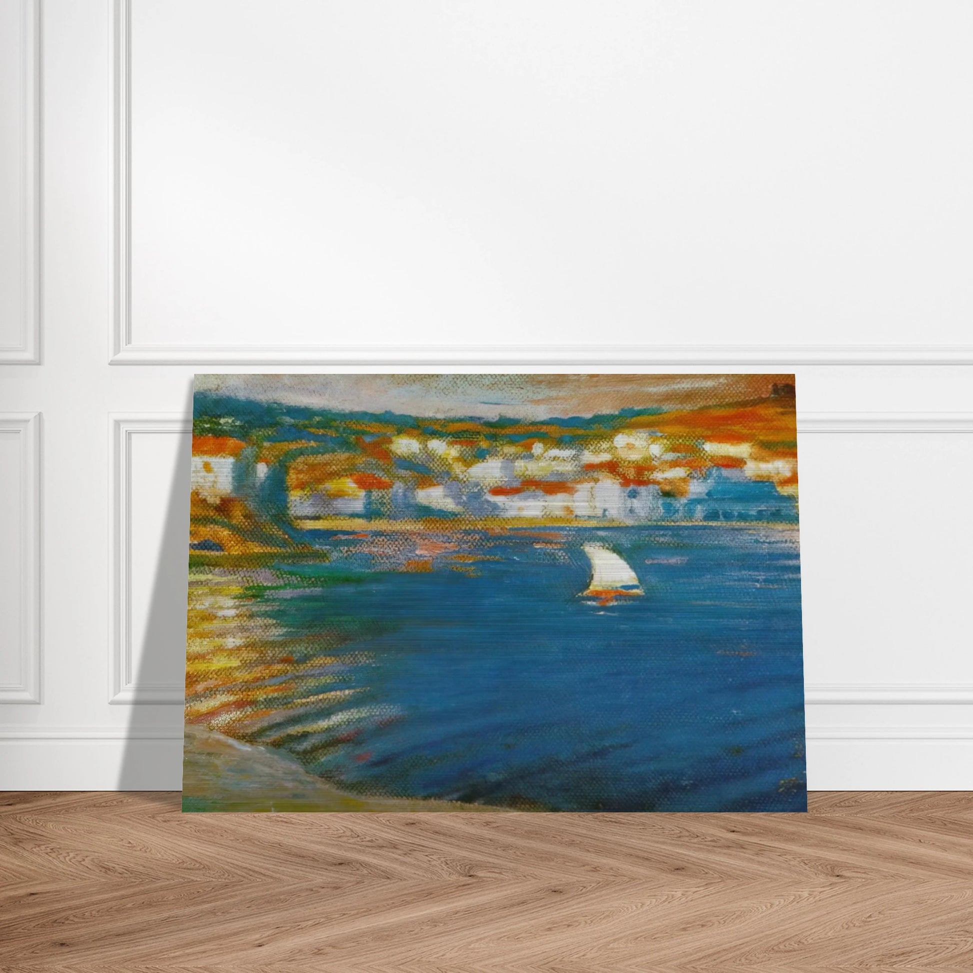 LANDSCAPE NEAR CADAQUES 1921 - Salvador Dali Brushed Aluminum Print - 70x100 cm / 28x40 inches | Salvador Dali Aluminum Print | Salvador Dali Prints