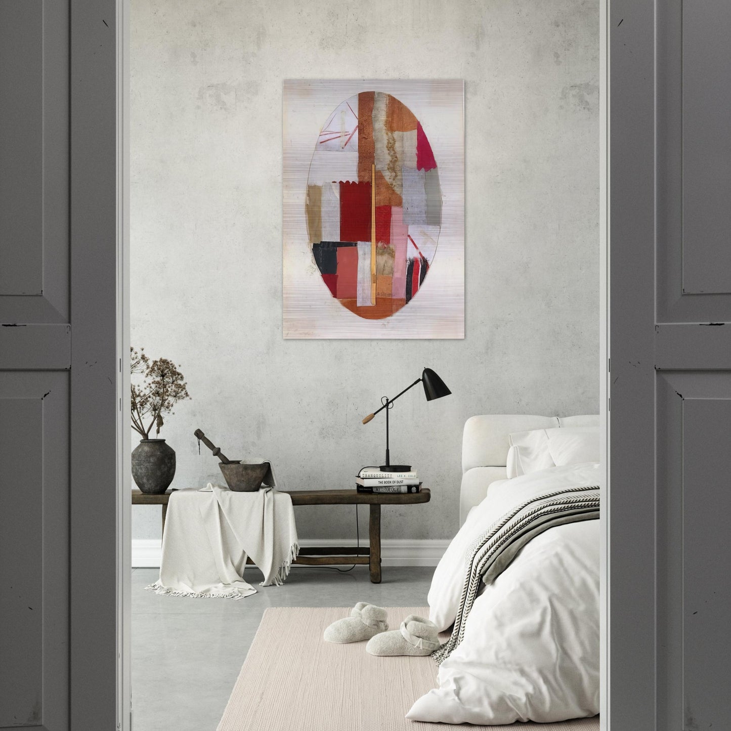 Number 57 - 1950 - Anne Ryan Brushed Aluminum Print - 70x100 cm / 28x40 inches | Anne Ryan Aluminum Print | Anne Ryan Prints