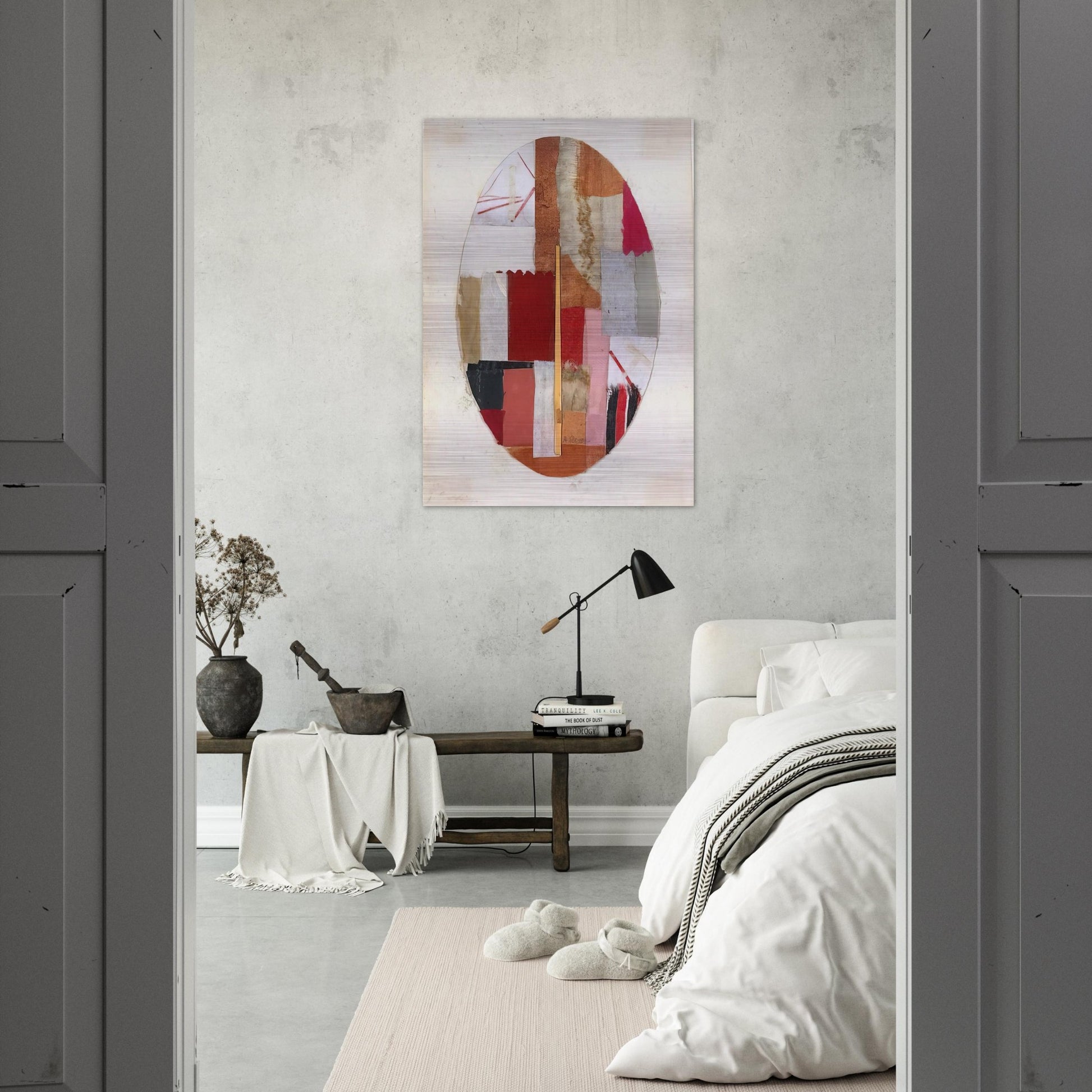 Number 57 - 1950 - Anne Ryan Brushed Aluminum Print - 70x100 cm / 28x40 inches | Anne Ryan Aluminum Print | Anne Ryan Prints