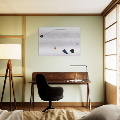 MOBILE 1932 - Alexander Calder Brushed Aluminum Print - 70x100 cm / 28x40 inches | Alexander Calder Aluminum Print | Alexander Calder Prints