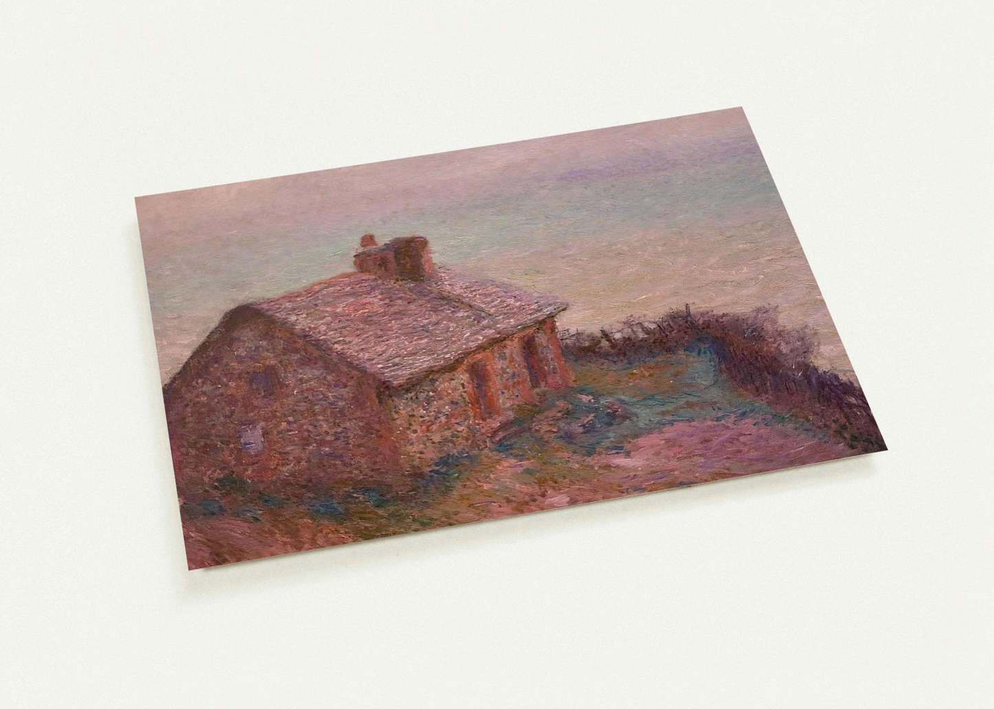 Customs House at Varengaville By claude monet Pack of 10 Post Cards | claude monet Post Cards | A6 (10.5 x 14.8 cm) - 4.1 x 5.8 inches