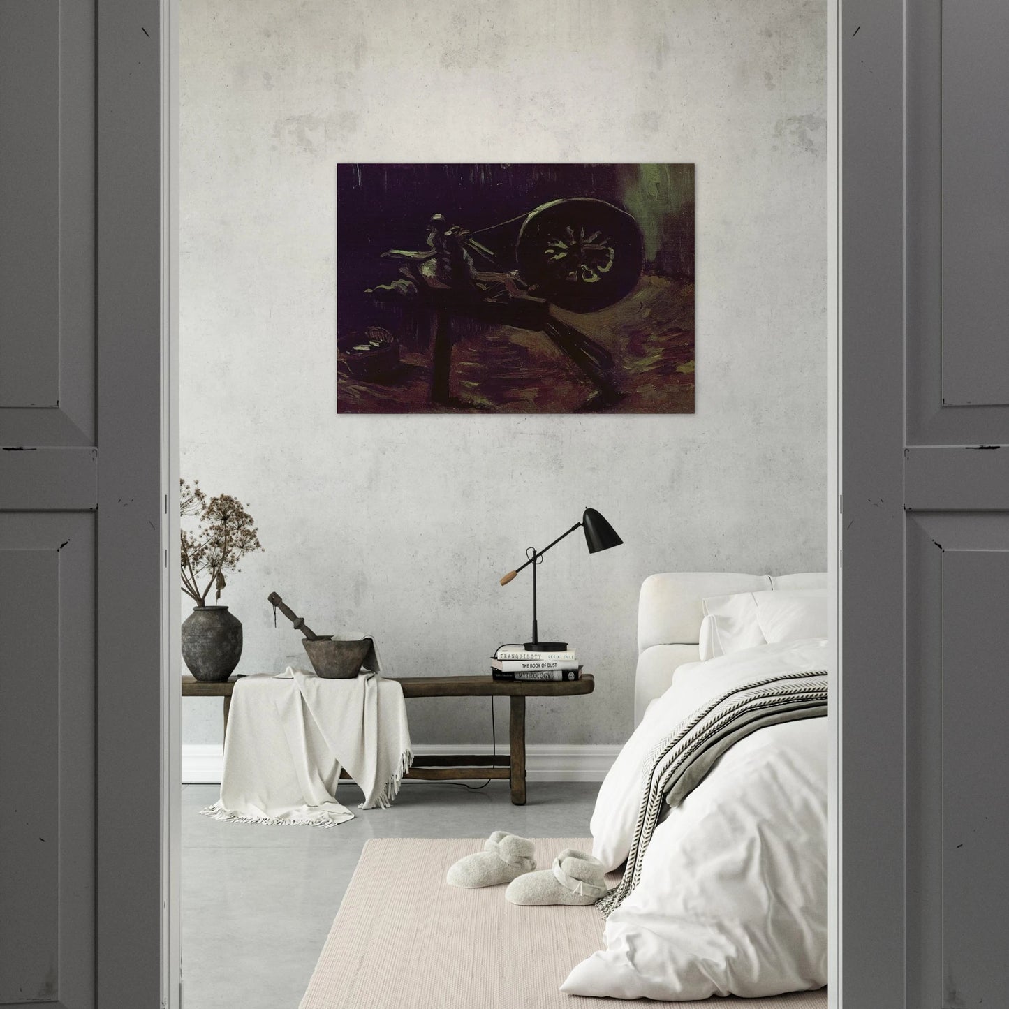 Bobbin Winder - Vincent van Gogh Brushed Aluminum Print - 70x100 cm / 28x40 inches | Vincent van Gogh Aluminum Print | Vincent van Gogh Prints