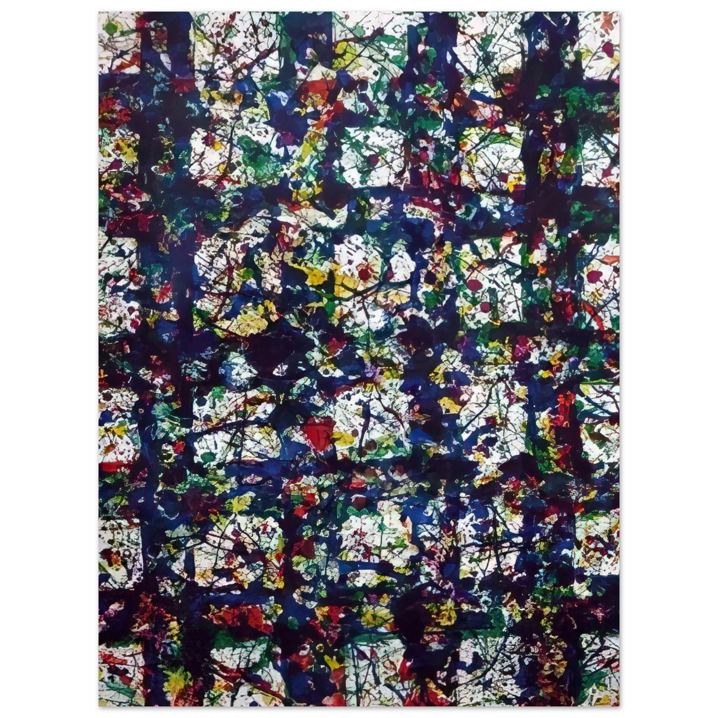 Sam Francis - Untitled  SF 236   75x100 cm / 30x40inches Fine Art Poster