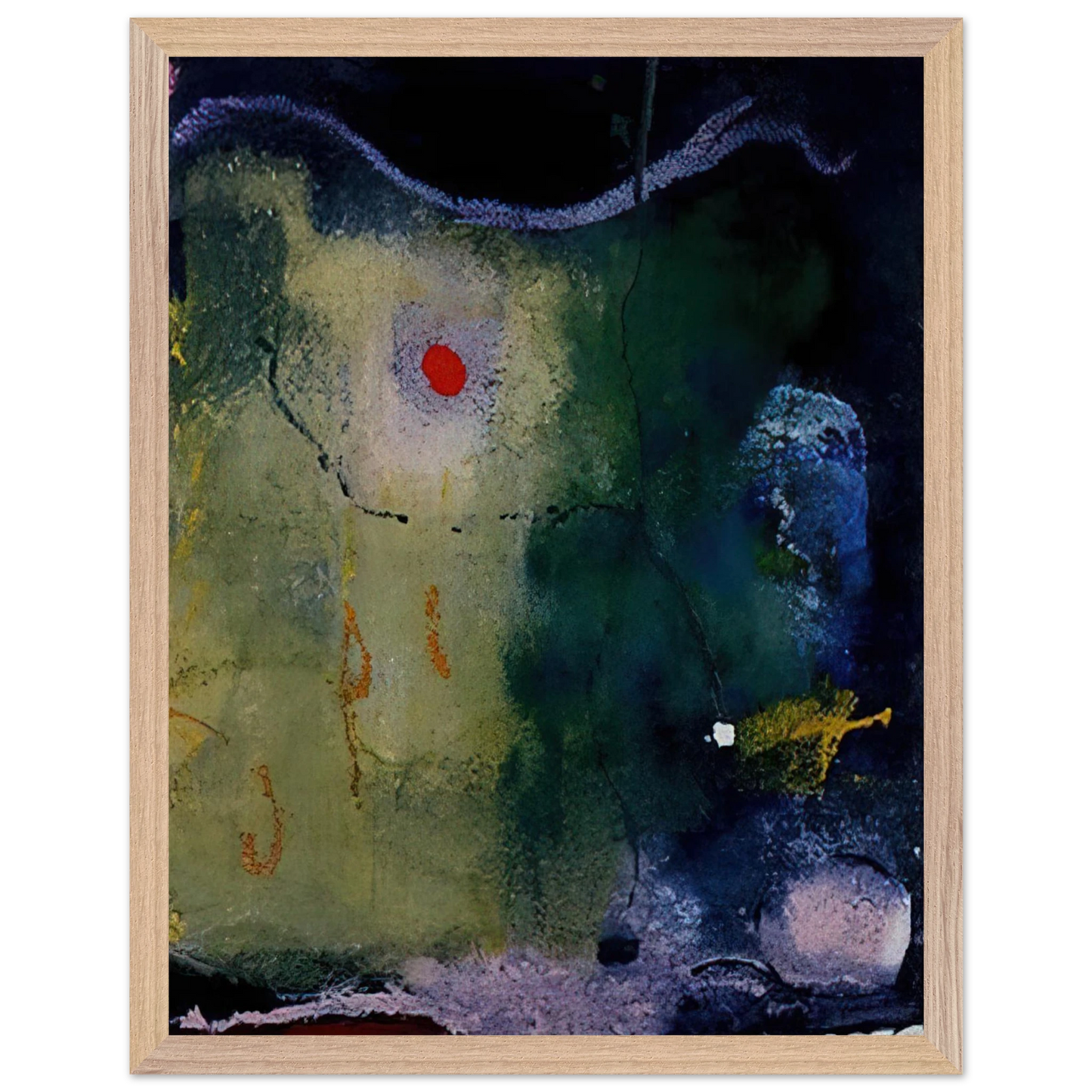 Helen Frankenthaler - The Other Side of the Moon - 1995 Wall art - 30x45 cm / 12x18 inches - Fine Art Poster-canvas - -