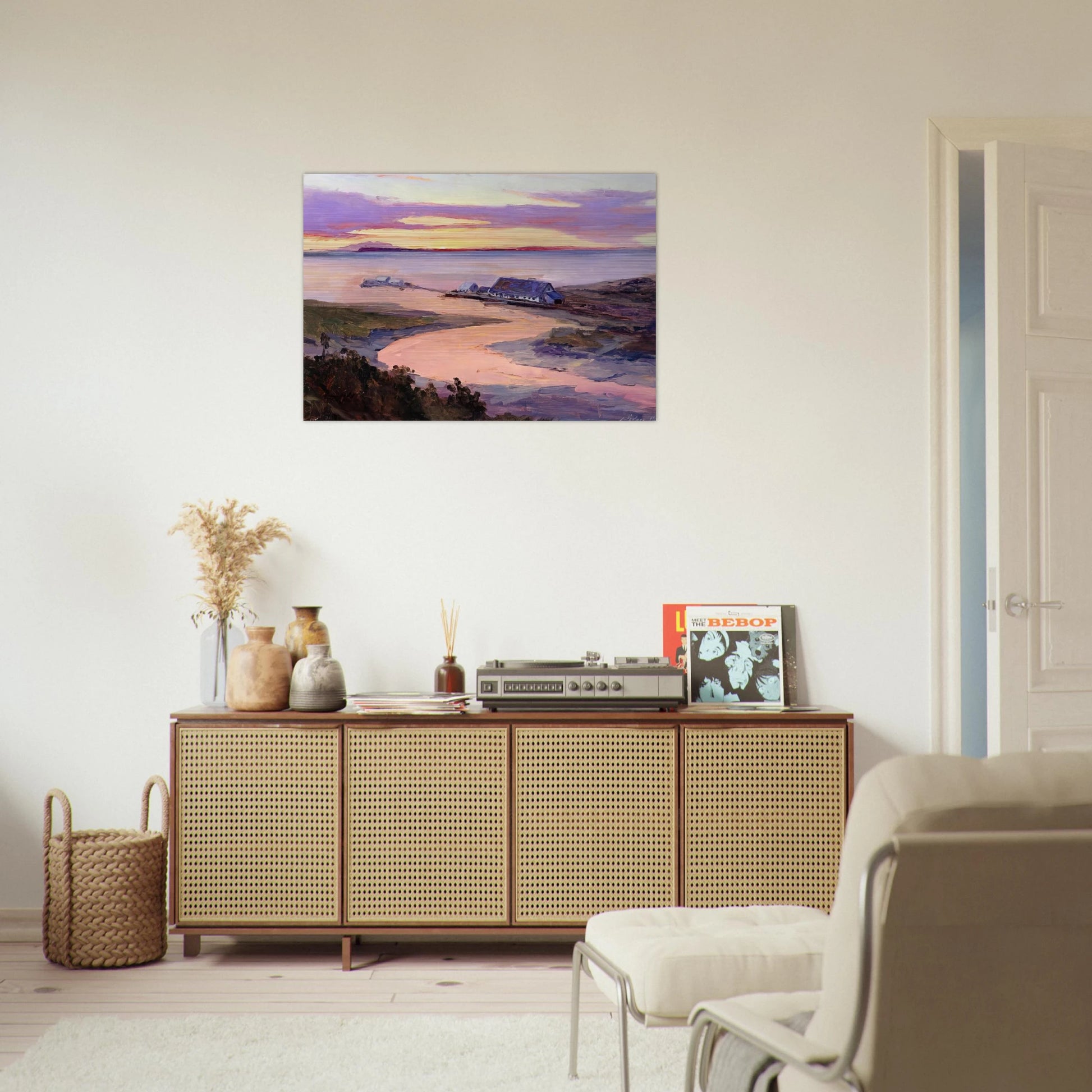 Emard Salmon Cannery - 1915 - Sydney Laurence Brushed Aluminum Print - 70x100 cm / 28x40 inches | Sydney Laurence Aluminum Print | Sydney Laurence Prints