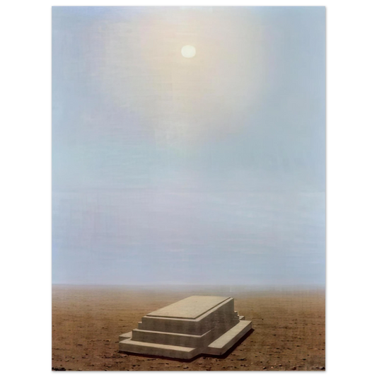 Rene Magritte - THE BEYOND 1938  75x100 cm / 30x40inches Fine Art Poster