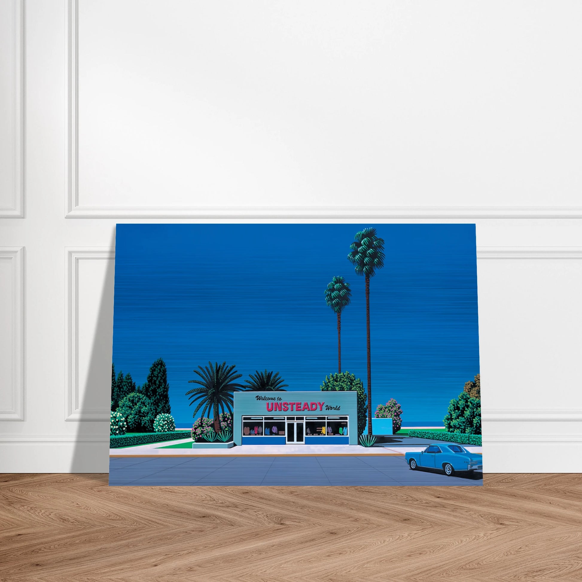 Unsteady World - Hiroshi Nagai Brushed Aluminum Print - 70x100 cm / 28x40 inches | Hiroshi Nagai Aluminum Print | Hiroshi Nagai Prints