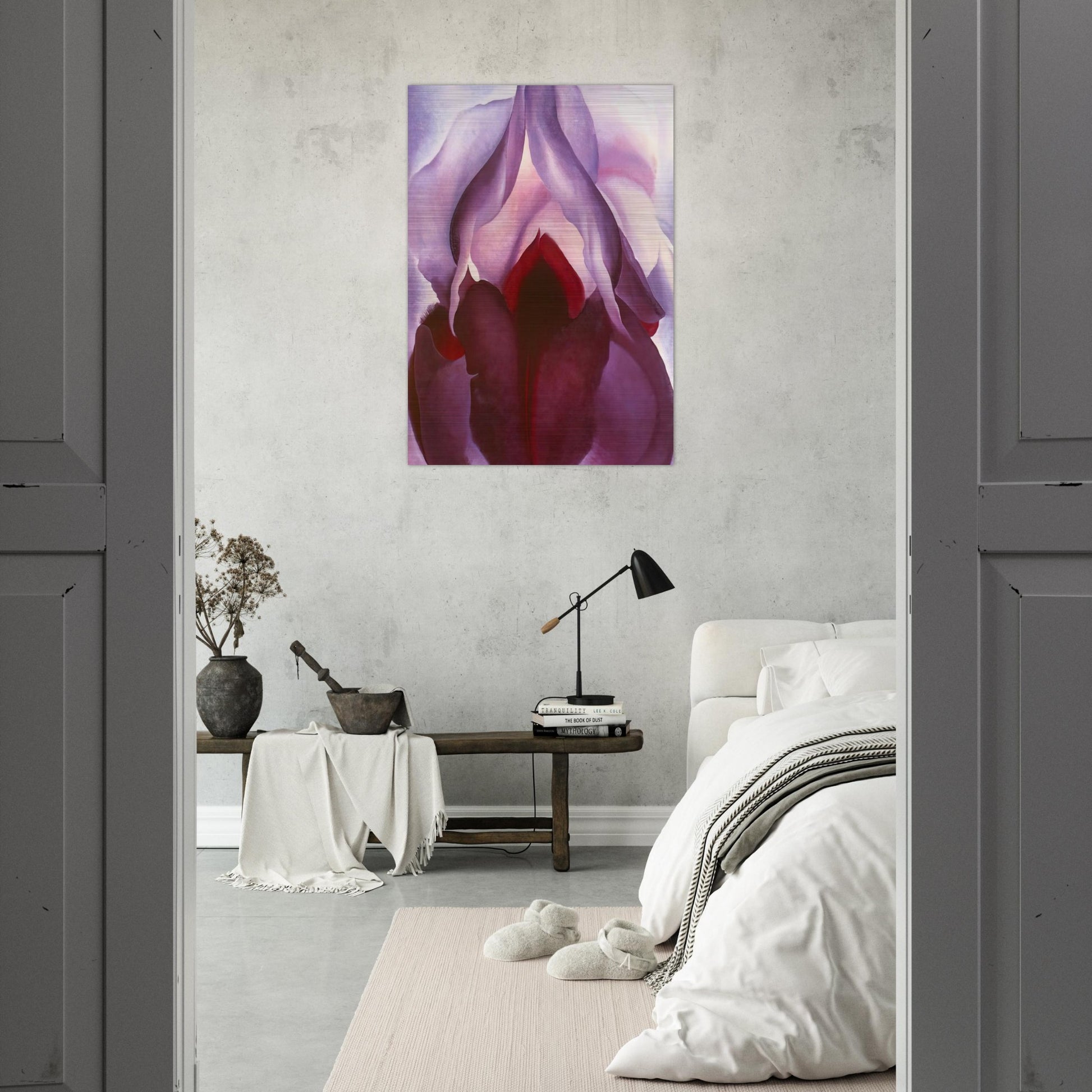 Flower of Life II - Georgia O'Keeffe Brushed Aluminum Print - 70x100 cm / 28x40 inches | Georgia O'Keeffe Aluminum Print | Georgia O'Keeffe Prints