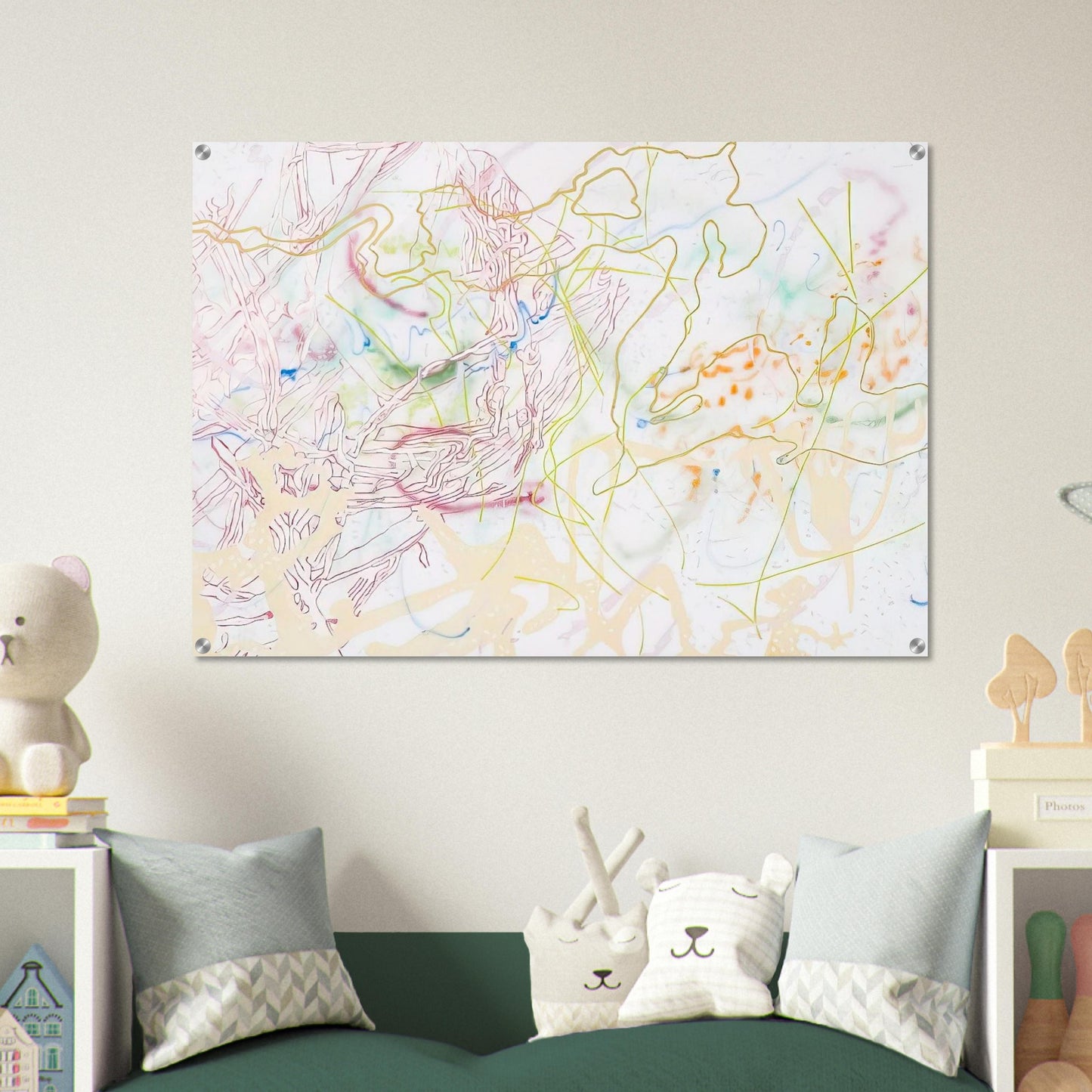 Polytropos - 1982 - Nancy Graves Acrylic Print - 70x100 cm / 28x40″ inches