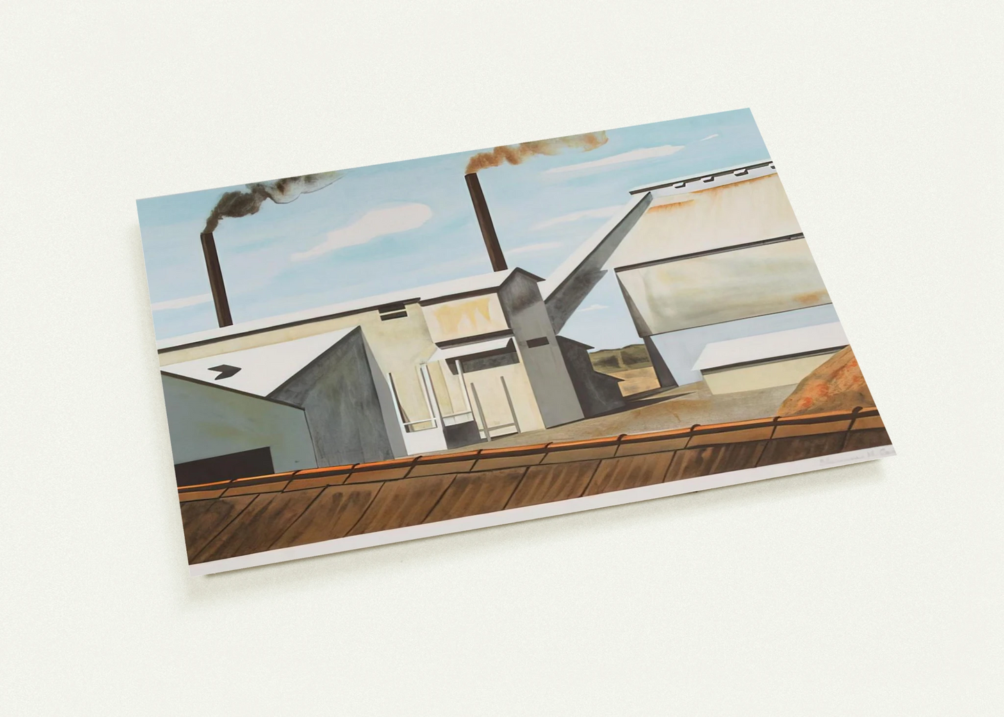 Factory - 1980 By Clarence Holbrook Carter Pack of 10 Post Cards | Clarence Holbrook Carter Post Cards | A6 (10.5 x 14.8 cm) - 4.1 x 5.8 inches