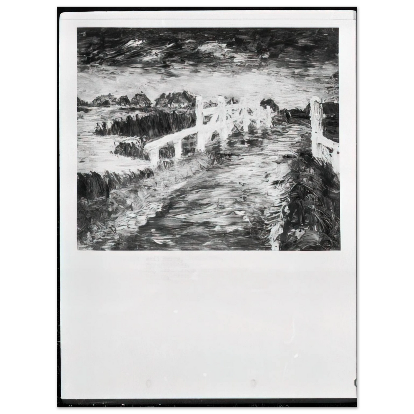 Emil Nolde - Maruchbrucke  75x100 cm / 30x40inches Fine Art Poster