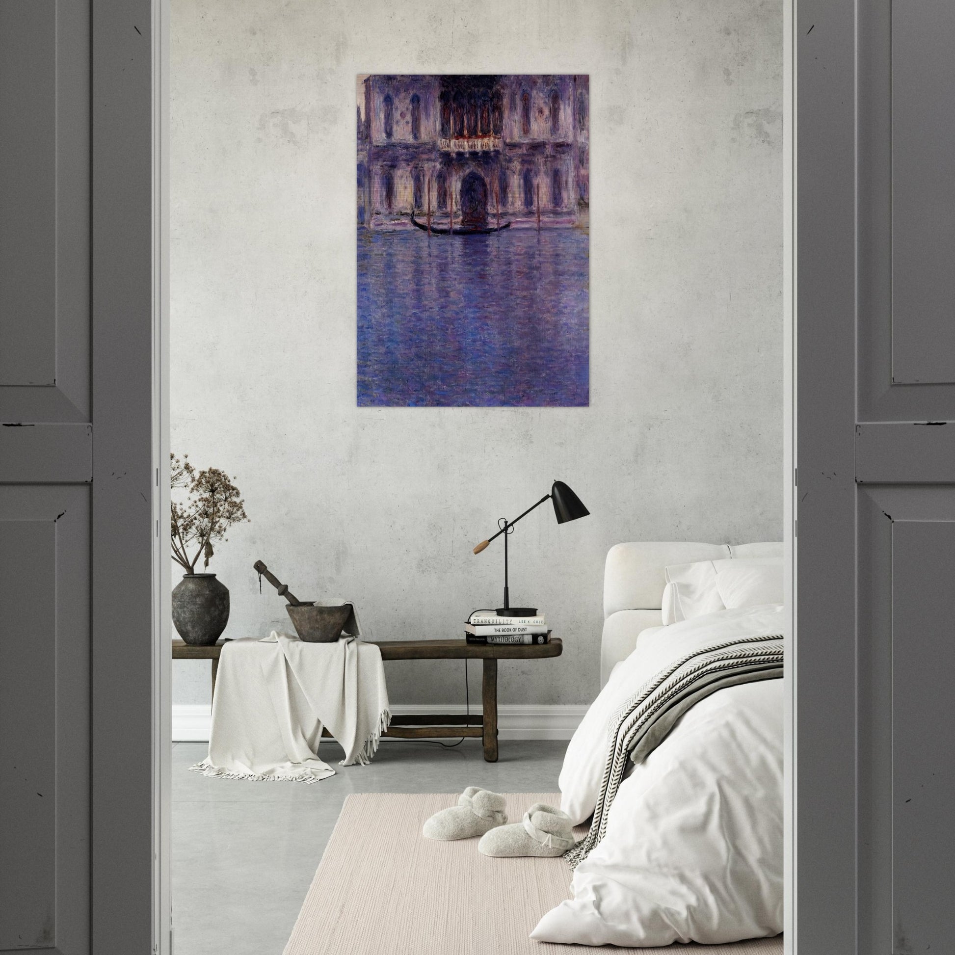 Palazzo Contarini 2 - claude monet Brushed Aluminum Print - 70x100 cm / 28x40 inches | claude monet Aluminum Print | claude monet Prints
