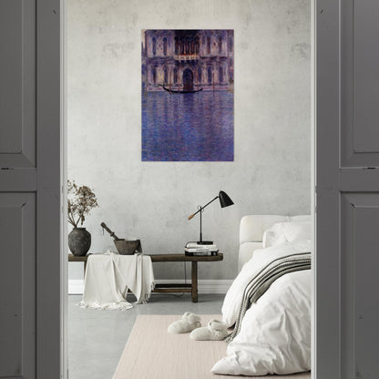 Palazzo Contarini 2 - claude monet Brushed Aluminum Print - 70x100 cm / 28x40 inches | claude monet Aluminum Print | claude monet Prints